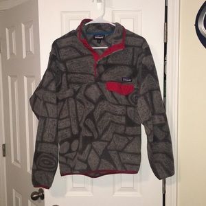 Patagonia fleece quarter button